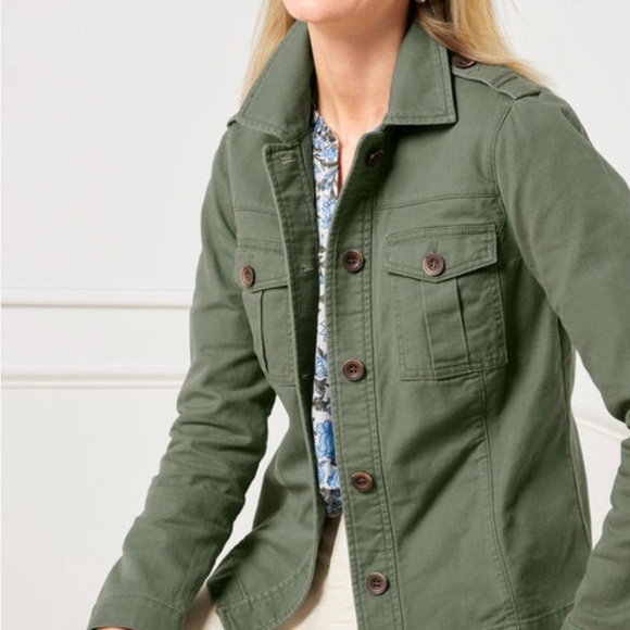Talbots Women's Green‎ Jacket size Medium - Picture 2 of 7